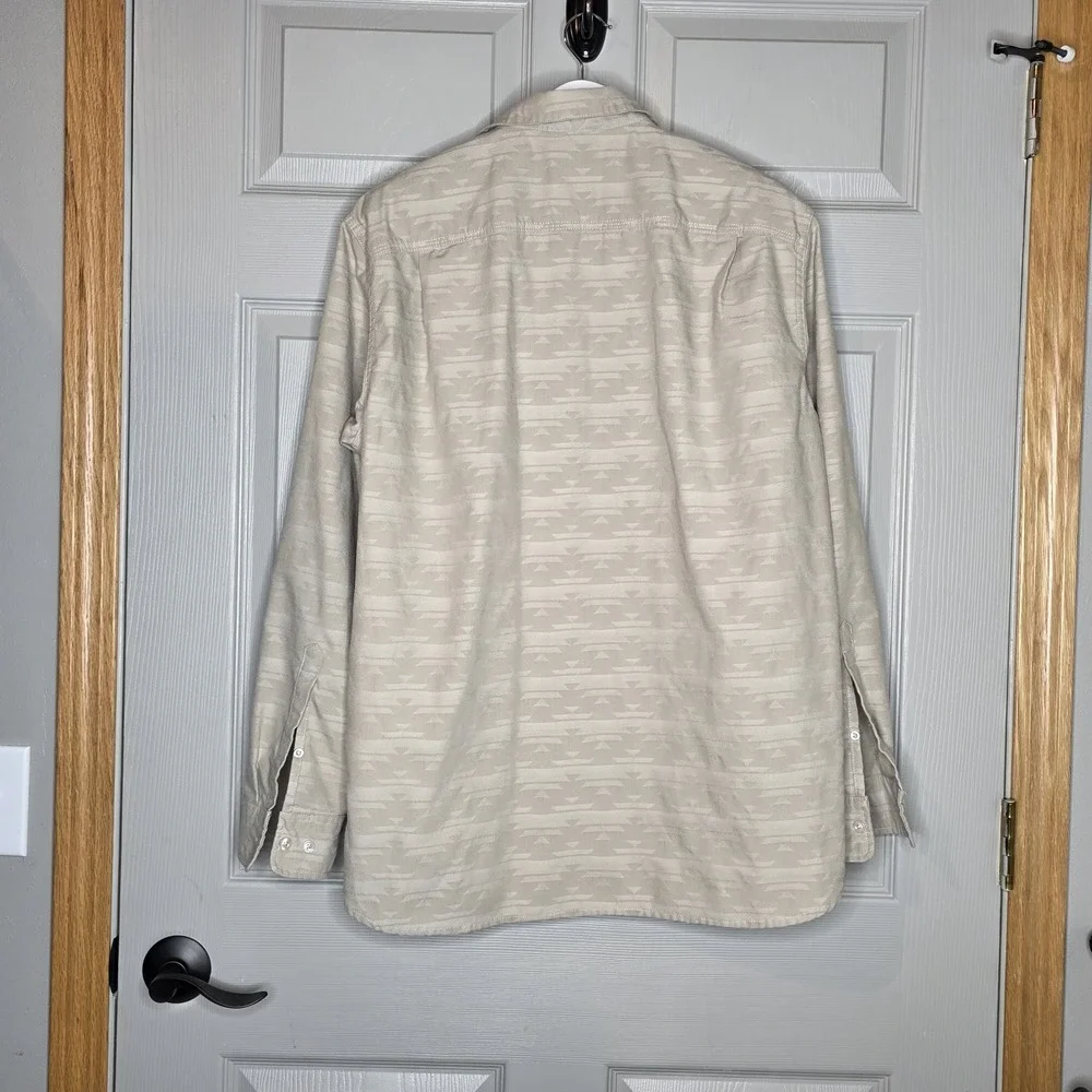 The North Face Long Sleeve Sub-Alpine California Basket Jacquard Shirt‎ Sz Large